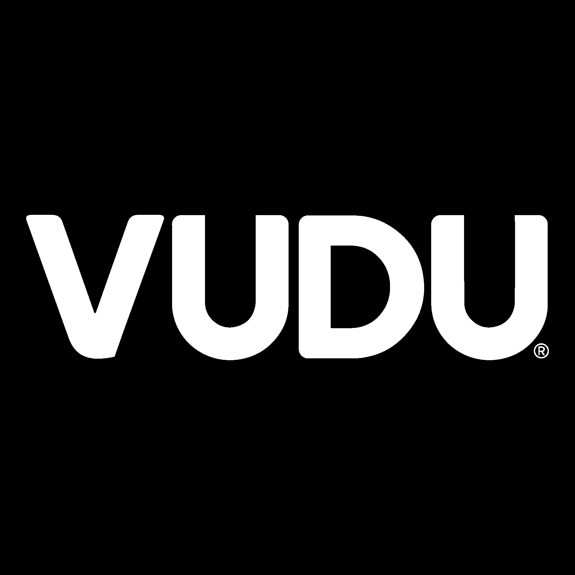 Vudu White Logo Vector Logo